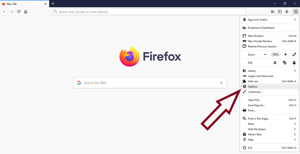 مسدود کردن pop-up در فایرفاکس